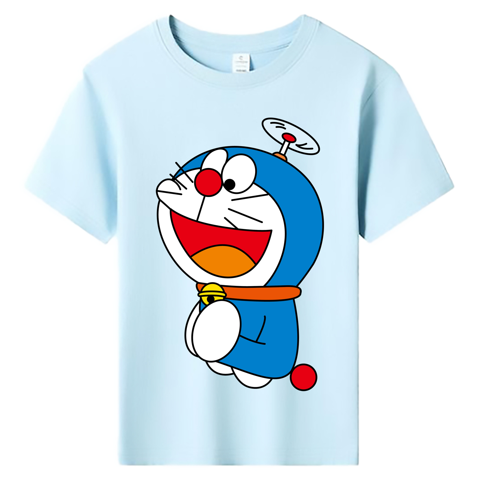 （画像用） ドラえもん Doraemon 綿100％キッズTシャツ（フロントプリント）